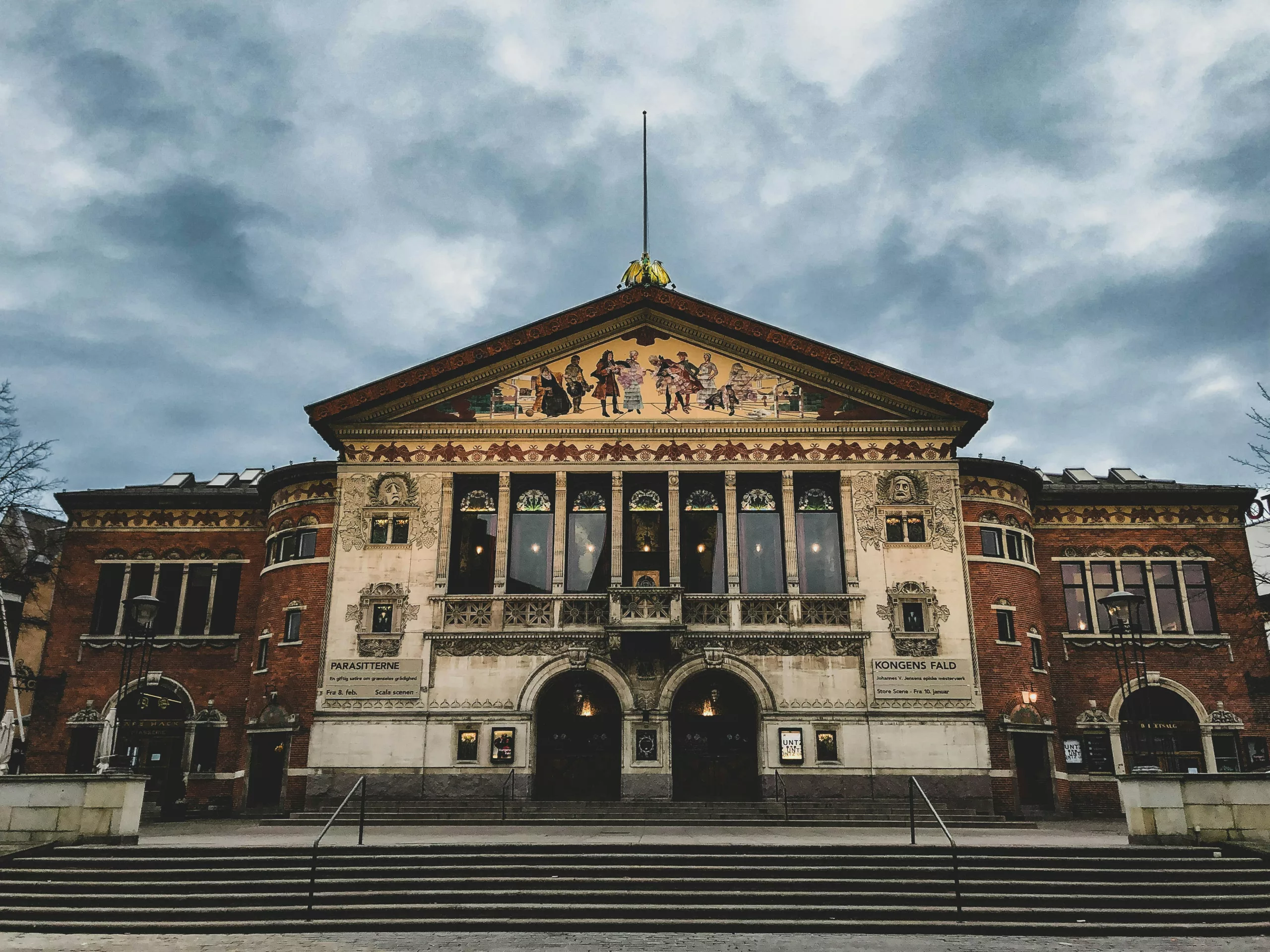 Utsmykket bygning i Aarhus